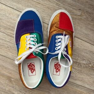 Vans Era Pride Patchwork Multi-color Lace Up Sneaker Mens 7.5/Women’s 6